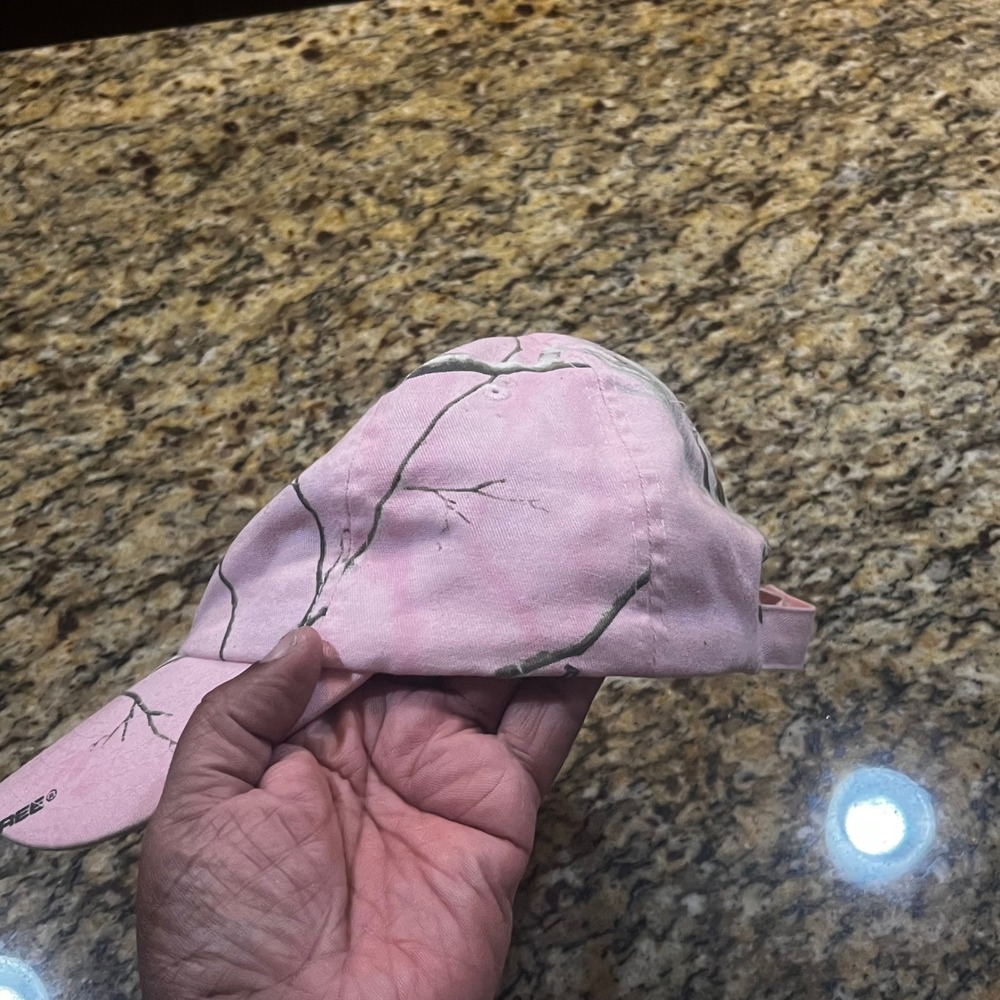 Chevy Pink Camo Baseball Hat Womens Kati Sportcap Adjustable Bowtie Logo - Picture 4 of 6